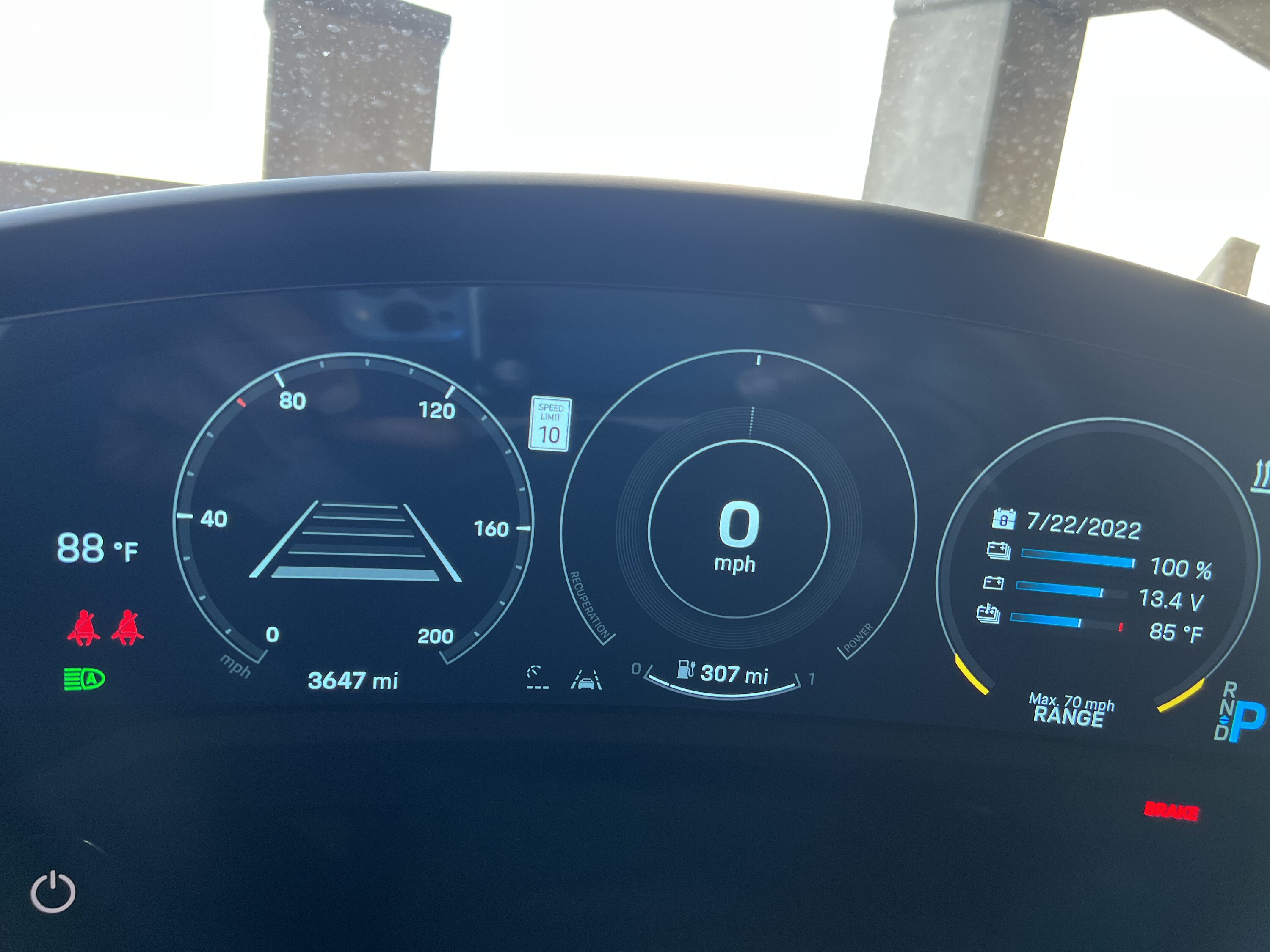 Porsche Taycan 271 miles!  100% charged. What’s your range shown? 8888C883-3A33-45A5-A986-4AA18EAC1A7A