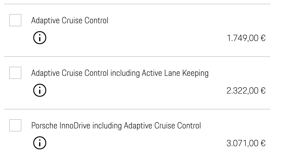 Porsche Taycan Adaptive Cruise Control. Should I add Active Lane Keeping? image 53