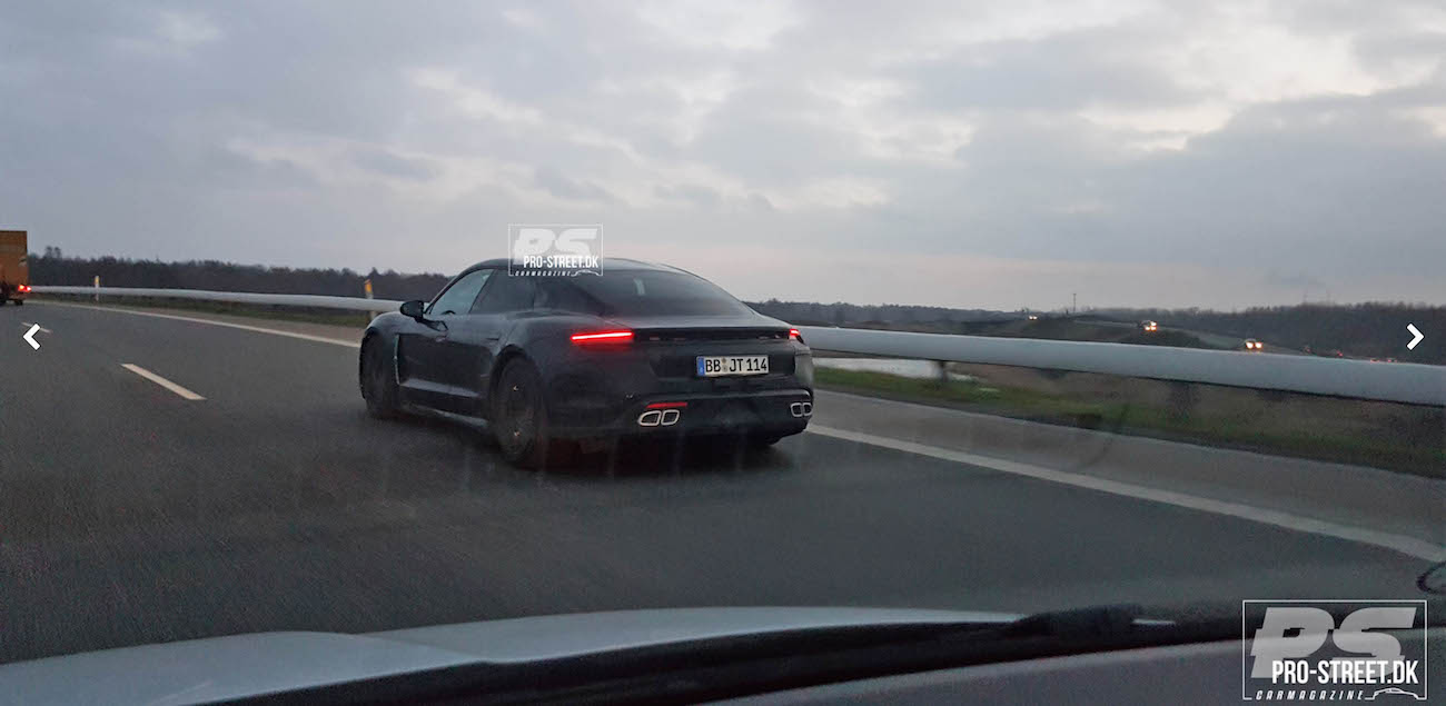 Porsche Taycan Taycan prototype looking great in motion. Now with video and sound! Porsche Taycan Denmark 7