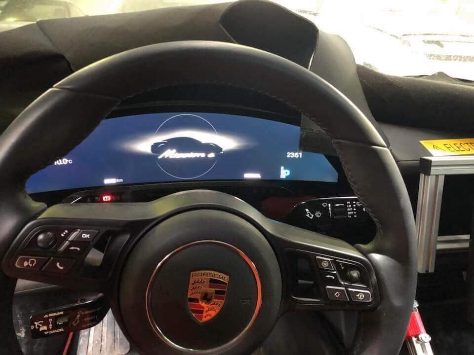 Porsche Taycan Press Release: Digital, clear, sustainable: the interior of the new Porsche Taycan! porsche-taycan-interior-spied-shows-massive-digital-dashboard-128094_1-