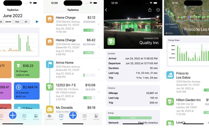 Chargey EV charge / trip tracking app for iOS now available!