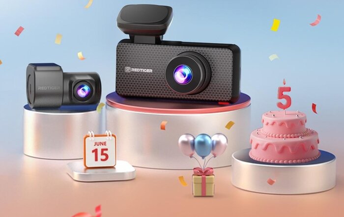 Share Your Road Memories – Win a Dash Cam plus up to $110 in Discounts – Celebrate Redtiger's 5th Anniversary