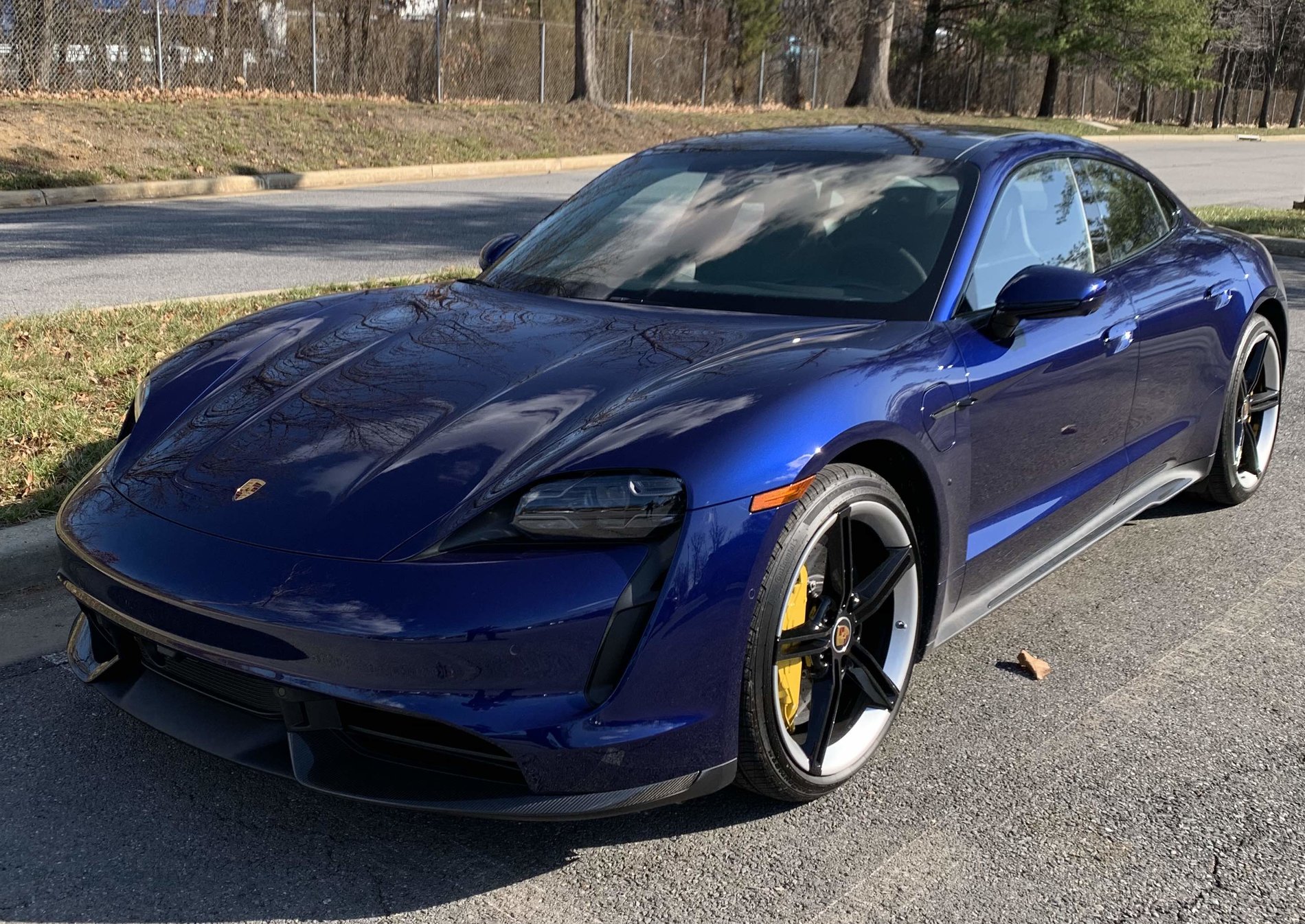 My Gentian Blue Turbo S delivered Page 2 TaycanForum Porsche