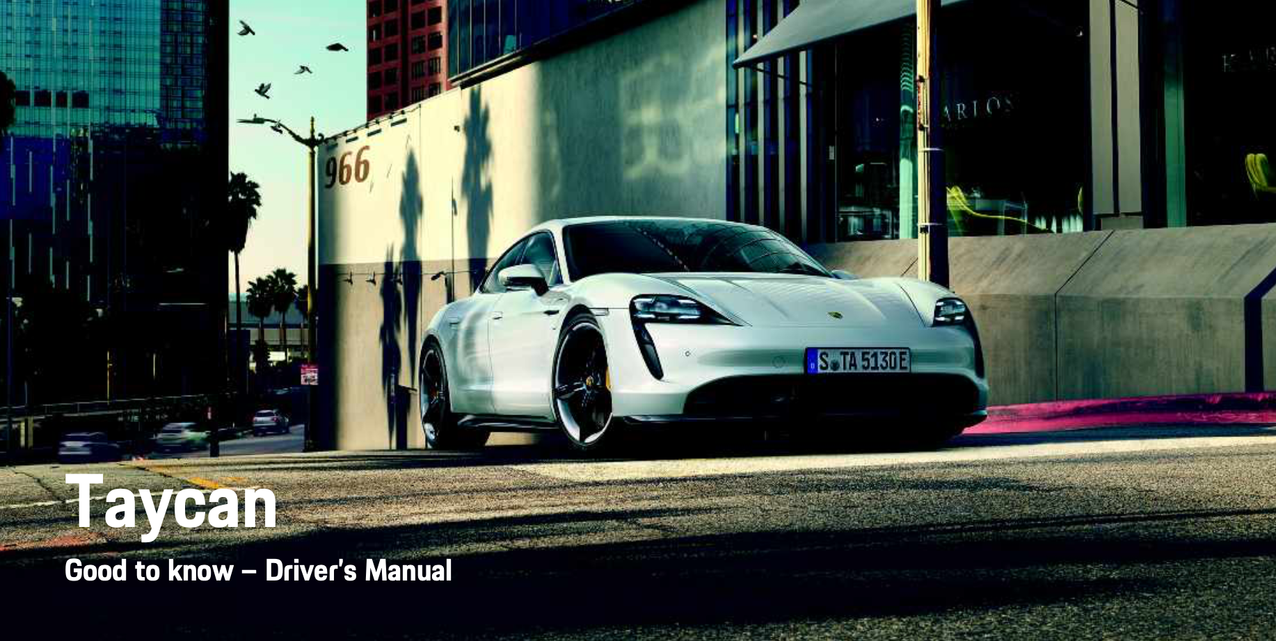 2020 Taycan Drivers Manual / Owners Manual [PDF] | Porsche Taycan Forum