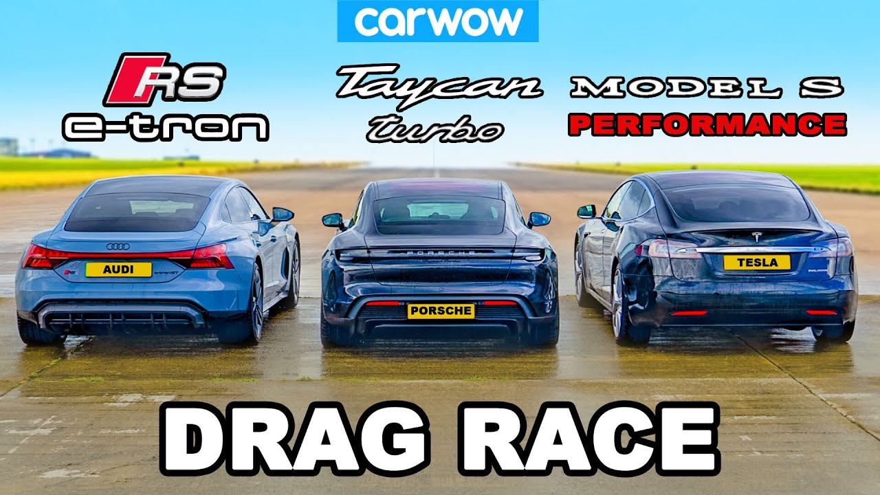taycan turbo vs model 3 performance