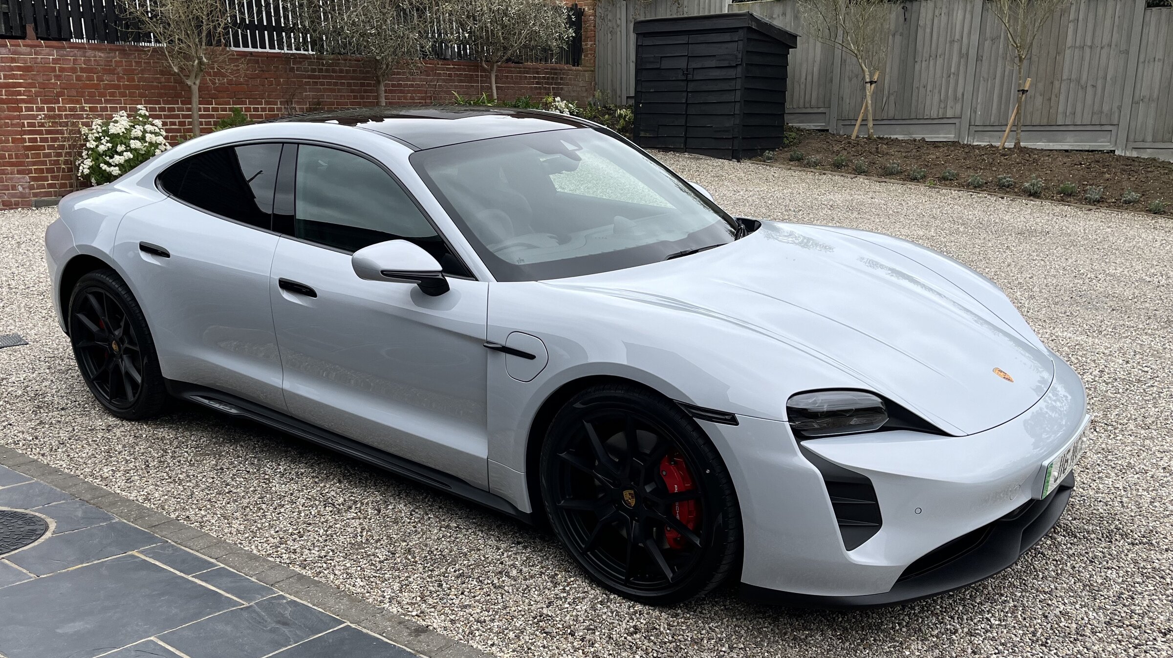 Ice Grey Taycan GTS delivered TaycanForum Porsche Taycan Owners