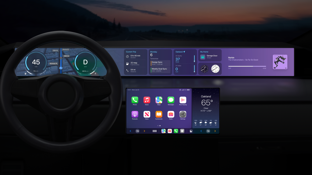 Apple carplay taycan discount